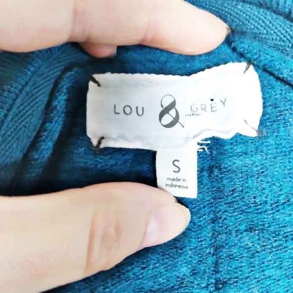 Lou & Grey Signaturesoft Blue Cowl Neck Shirt - Picture 9 of 9